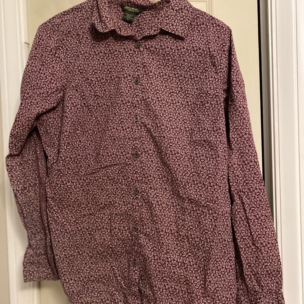 Men's Purple Patterned Shirt